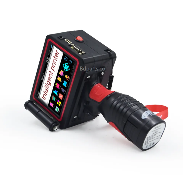 50mm Thermal Manual Large Character Double Head Barcode Qr Logo 2 Inch Handheld Portable Inkjet Printer