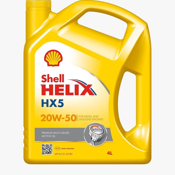 SHELL HELIX HX5 20W-50 MINERAL 4L