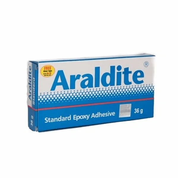 Araldite Standard Epoxy Adhesive Glue 36g use for Plastic Rubber Ceramic Wood Glass Metal Concrete