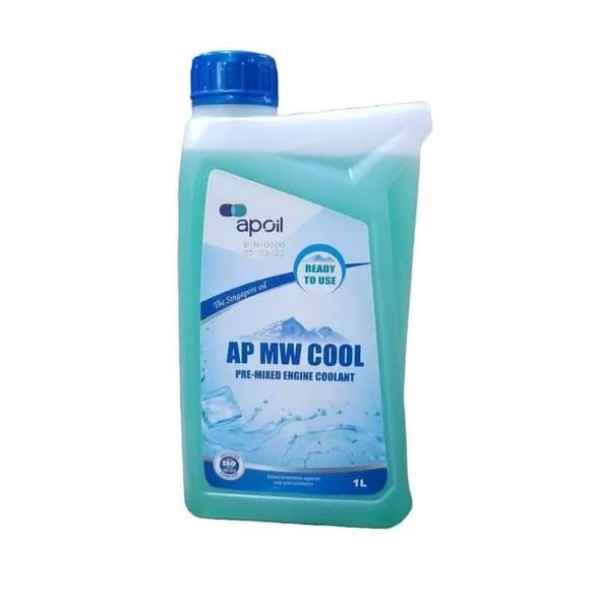 AP Oil MW Coolant Pre-Mixed Engine Coolant Ready to Use Color Green 1 Ltr best price in bangladesh